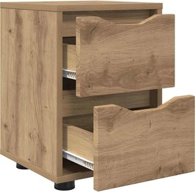 vidaXL Κομοδίνα 2 τμχ. Artisan Oak 30,5 x 30 x 43 εκ