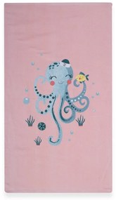 Πετσέτα Θαλάσσης Παιδική Sweet Octapus Peach Nef-Nef Homeware Θαλάσσης 70x120cm 100% Βαμβάκι