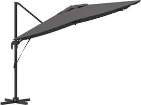 vidaXL Ρώμη Ομπρέλα Ανθρακί 286 x 284 x 265 εκ