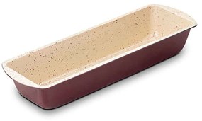 Φόρμα Κέικ Αντικολλητική Terrestrial 10-103-058 39cm Bordo-Beige Nava Steel