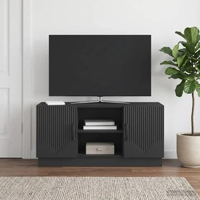vidaXL Ντουλάπι TV 102 x 34,5 x 47 εκ Μαύρο Επεξεργασμένο Ξύλο