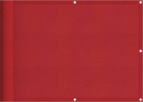 vidaXL Σήτα Μπαλκονιού Κόκκινη 75x800 εκ. 100% Πολυεστέρας Oxford