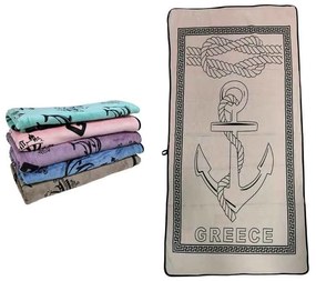 Πετσέτα θαλάσσης Greece Με Άγκυρα 140x70cm - Beach towel