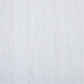 vidaXL Πλάκες Δαπέδου 5,11 τ.μ. 55 pcs PVC Λευκό ξύλο