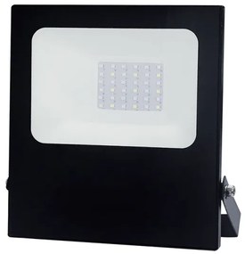 Προβολέας LED SMD IP66 30W Q30RGBW Μαύρο Αλουμίνιο 230V Aca-Q30RGBW-Μαύρο Q30RGBW