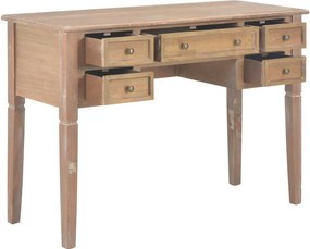 280072 vidaXL Writing Desk Brown 109,5x45x77,5 cm Wood