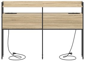 vidaXL Κεφαλάρι Αποθήκης Sonoma Oak 120 cm Επεξεργασμένο ξύλο