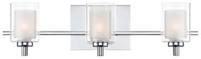 Απλίκα Φωτιστικό Τοίχου Μπάνιου LED 3xG9 3W IP44 3000K Χρώμιο Kolt QZ-KOLT3-PC-BATH Elstead Lighting QZ-KOLT3-PC-BATH Χρώμιο