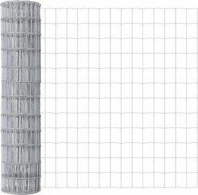 vidaXL Φράχτης Εuro 1 x 10 m Σίδηρος με επικάλυψη PVC