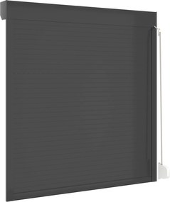 vidaXL Ρολό εισόδου Ανθρακί 140 x 150 cm Αλουμίνιο και Πολυουρεθάνη