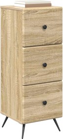vidaXL Ντουλάπι με Συρτάρια Sonoma Δρυς 33 x 34,5 x 90 εκ