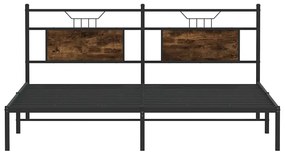 vidaXL Πλαίσιο κρεβατιού χωρίς στρώμα 160x200 εκ. Επεξεργασμένο Ξύλο