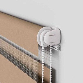 VidaXL Στόρι Ζέβρας Καφέ 50x200 εκ. Πλάτος Υφάσματος 45,9 εκ. Πολυεστέρας