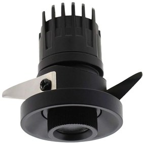 Σποτ Χωνευτό VK/04264/B/W Φ4,3x5cm Led 180Lm 2W 3000K Black VKLed Round