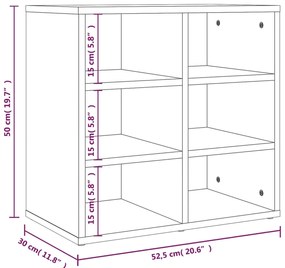 Παπουτσοθήκες 2 τεμ. Γκρι σκυροδέματος 52,5 x 30 x 50 εκ. - Γκρι