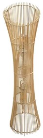 Floor lamp Gion Inart E27 natural bamboo D29.5x118cm 29.5x29.5x118 εκ.