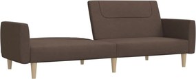 vidaXL Καναπές Κρεβάτι Διθέσιος Taupe Υφασμάτινος