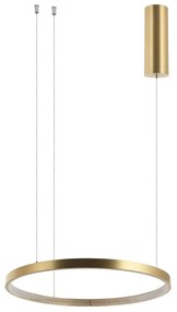 Φωτιστικό Οροφής Κύκλος 2006 Led 3000K 36W Φ60cm Brushed Gold Matt Aluminum,Acrylic