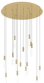 Φωτιστικό Οροφής Mirador 390361 78x220cm Led 3000K Gold Eglo