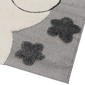Beauty Home Χαλί Loop Art 9557 160x230 Grey White Γκρι Λευκό