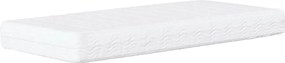 vidaXL Κρεβάτι Γωνίας Μαύρο 90 x 190 cm ύφασμα