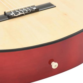 vidaXL Κιθάρα Western Classical Cutaway με Ισοσταθμιτή 6 Χορδές Μαύρη