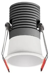 Χωνευτό Σποτ Μεταλλικό Στρογγυλό LED 12W 3000Κ Φ6.5 16D DIM ΦOS_ME-05-00312-1-Λευκό 05-00312-1