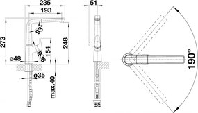Blanco Avona - Μπαταρία Κουζίνας Γρανίτη - Champane