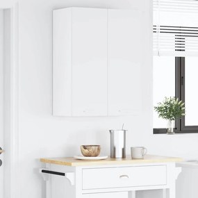 vidaXL Κρεμαστό ντουλάπι Λευκό 30 x 31 x 80 εκ. Επεξεργασμένο Ξύλο