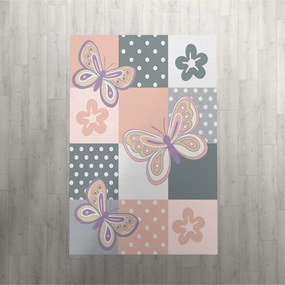 Παιδικό Χαλί (135x200) Dimcol Butterfly 286