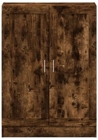 vidaXL Βιβλιοθήκη Καπνιστή Δρυς 82,5x30,5x115 εκ. Επεξεργασμένο Ξύλο