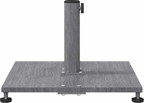 vidaXL Βάση ομπρέλας Σκηνί και ξύλινη εμφάνιση 45 x 45 x 31 εκ.