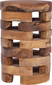 vidaXL Κομοδίνο 30 x 30 x 45 εκ. από Μασίφ Ξύλο Teak