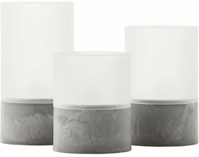 Κερί LED Brilliant Γκρι Πλαστική ύλη