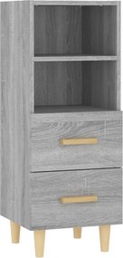 vidaXL Ντουλάπι Γκρι Sonoma 34,5x34x90 εκ. από Επεξεργασμένο Ξύλο