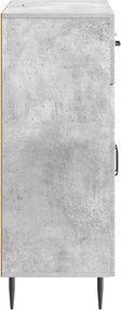 vidaXL Πλαϊνό γραφείο Γκρι Σκυροδέματος 66 x 34,5 x 89,5 εκ