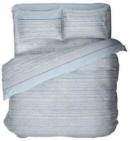 Σεντόνια 2544 Φανελλένια (Σετ 4τμχ) Ciel Viopros Queen Size 225x275cm 100% Cotton