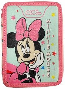 Κασετίνα Διπλή Γεμάτη (21x15x5) Must Minnie Mouse 563590