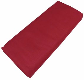 Σεντόνι Μεμονωμένο Polycotton Μονό Με Λάστιχο 120x200+20εκ. Red