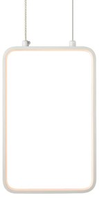 Φωτιστικό Οροφής Μονόφωτο LED Aca Symetria V30LEDP18WH White