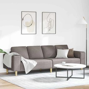 vidaXL Σετ Καναπέ Taupe ύφασμα
