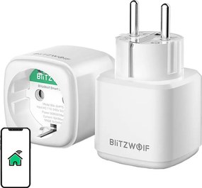 Blitzwolf Έξυπνη πρίζα BW-SHP15, ZigBee, 3680W (Λευκό)