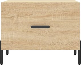 vidaXL Τραπεζάκια Σαλονιού 2 τεμ Sonoma Δρυς 50x50x40 εκ Επεξ. Ξύλο