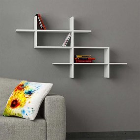 ΡΑΦΙΕΡΑ ΤΟΙΧΟΥ HALIC MEGAPAP ΧΡΩΜΑ ΛΕΥΚΟ 150X22X82ΕΚ.