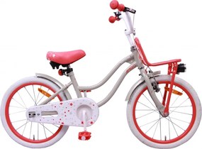 Superstar 18 Inch 24 cm Girls Coaster Brake Cream