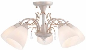 Φωτιστικό Οροφής Πολύφωτο Aca Quince DLA12125 White/Antique Gold