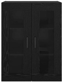 vidaXL Ντουλάπια Τοίχου 2 pcs Μαύρη δρυς 69.5 x 34 x 90 εκ.