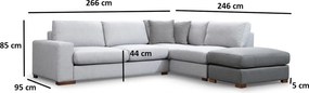 Corner Sofa Loop 2 Grey
Light Grey