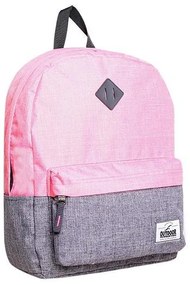 KALGAV τσάντα πλάτης &quot;Gray pink melange&quot; με 3 θήκες Υ41,5x13x31εκ.  τμχ.