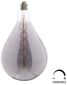ΛΑΜΠΤΗΡΑΣ LED FILAMENT 8W E27 3000K SMOKE COLOR DIMMABLE HM4052.03